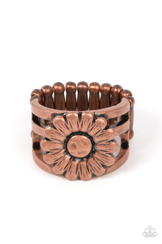 Roadside Daisies - Copper Ring