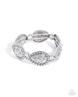 Roaring Rose - Silver Bracelet