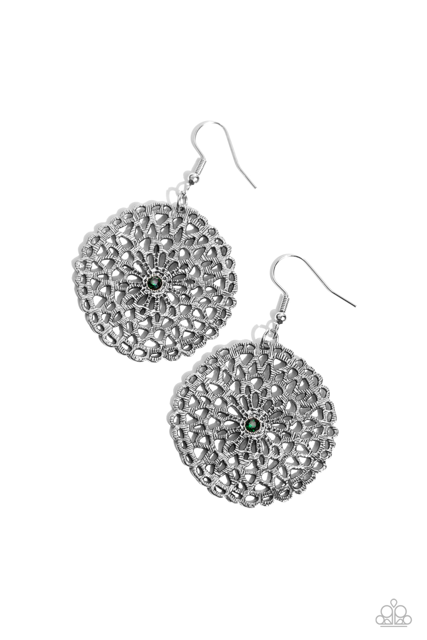 Rolling Radiance - Green Earring