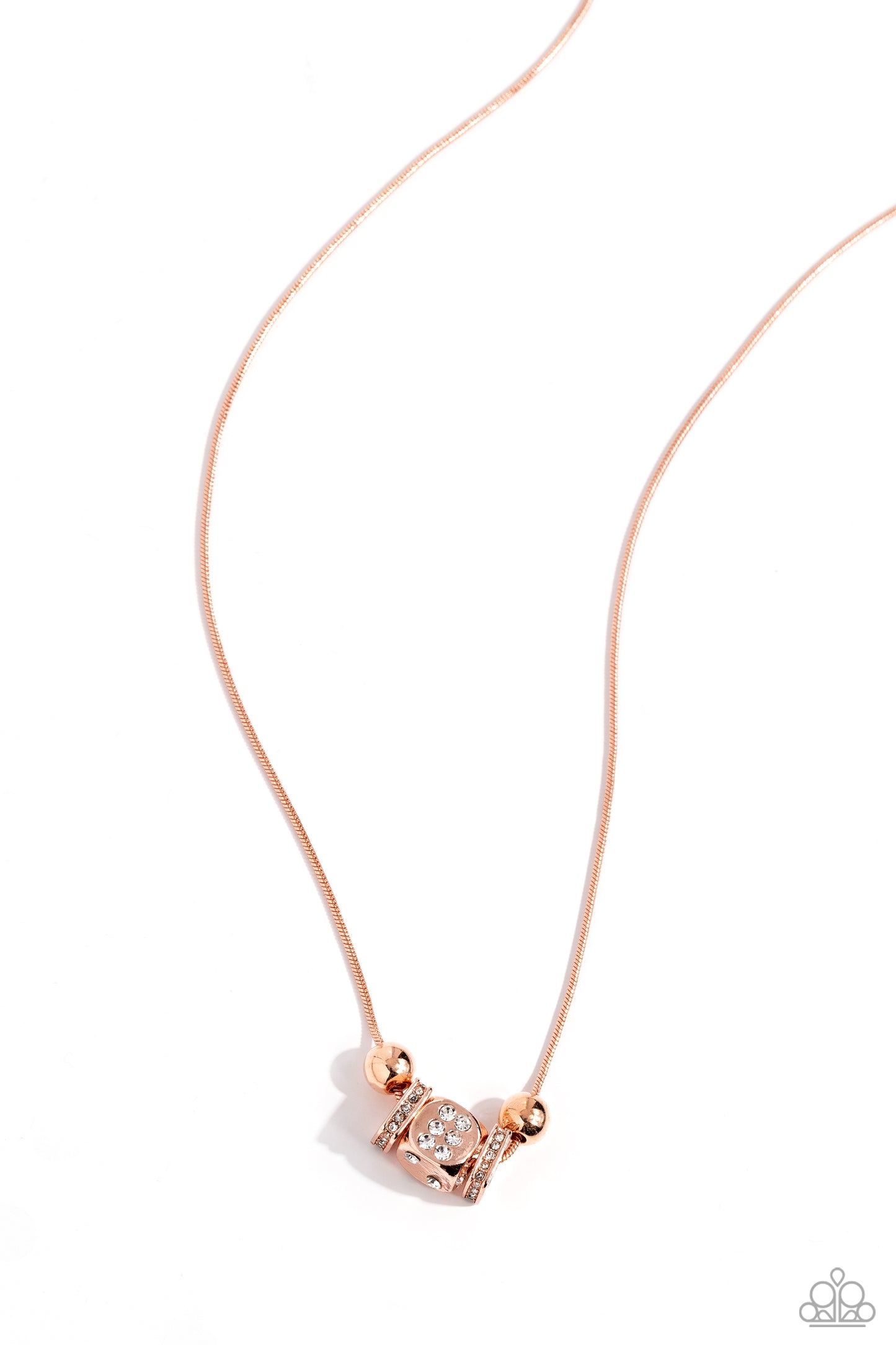 Rolling the Dice - Copper Necklace
