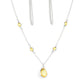 Romantic Rendezvous - Yellow Necklace