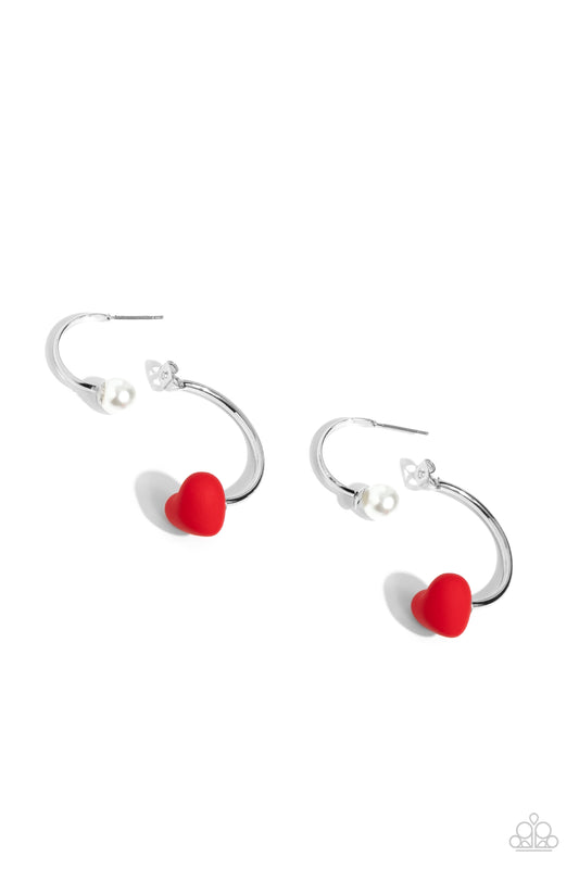 Romantic Representative - Red Earring