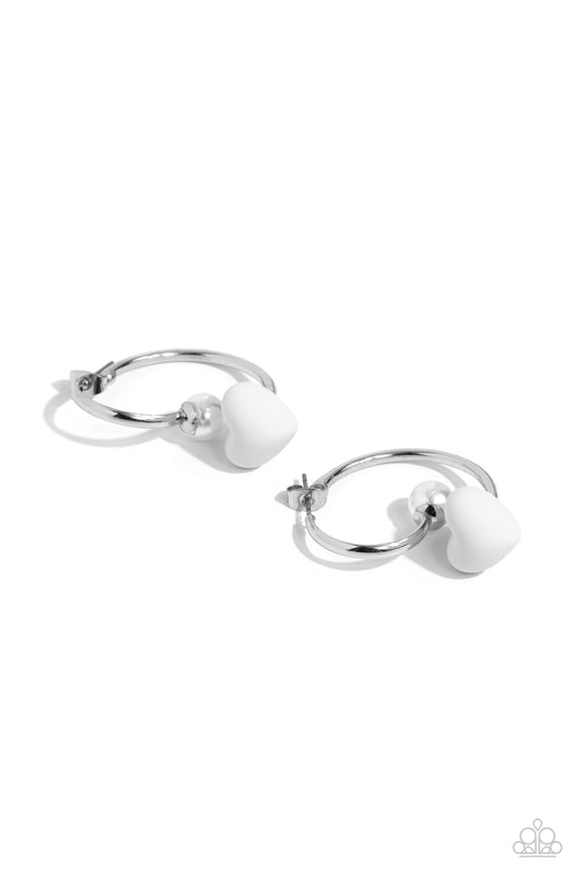 Romantic Representative - White Earring