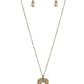 Romantic Retreat - Brass Necklace