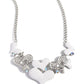Room in My Heart for More - White Necklace