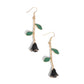 Rose Reality - Black Earring