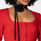 Rosette Reality - Black Necklace