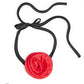 Rosette Reality - Red Necklace