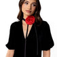 Rosette Reality - Red Necklace
