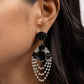 Rosy Rave - Black Earring