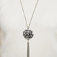 Rosy Redux - Silver Necklace