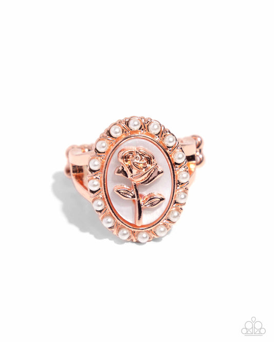 Rosy Reminder - Copper Ring