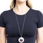 Rounded Reign - Pink Necklace