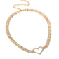 Rows of Romance - Gold Necklace