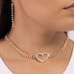 Rows of Romance - Gold Necklace
