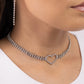 Rows of Romance - White Necklace