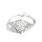 Royal Red Carpet - White Bracelet