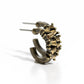 Rugged Rockstar - Brass Earring
