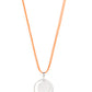 Rural Reflection - Orange Necklace