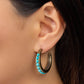 Rural Relaxation - Brass Earring