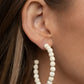 Rural Retrograde - White Earring