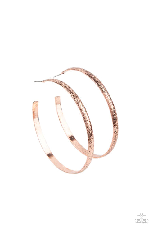 Rustic Radius - Copper Earring