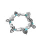Rustic Rampage - Blue Bracelet