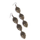 Rustic Range - Brass Earring