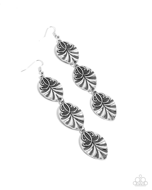 Rustic Range - Silver Earring