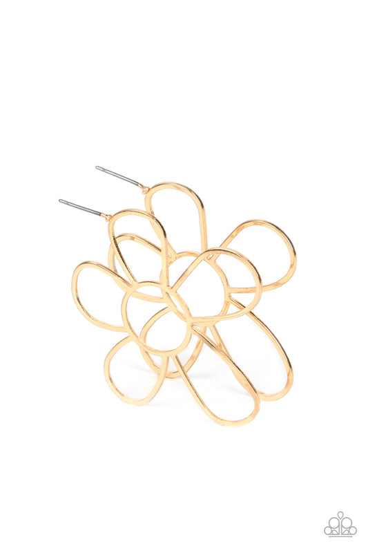 Rustic Rarity - Gold Earring