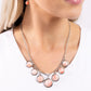 Rustic Recognition - Orange Necklace