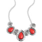 Rustic Remix - Red Necklace