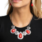 Rustic Remix - Red Necklace