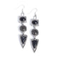 Rustic Reputation - Black Earring