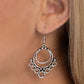 Rustic Rotary - Silver Earring