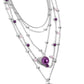 SASS with Flying Colors - Purple Necklace