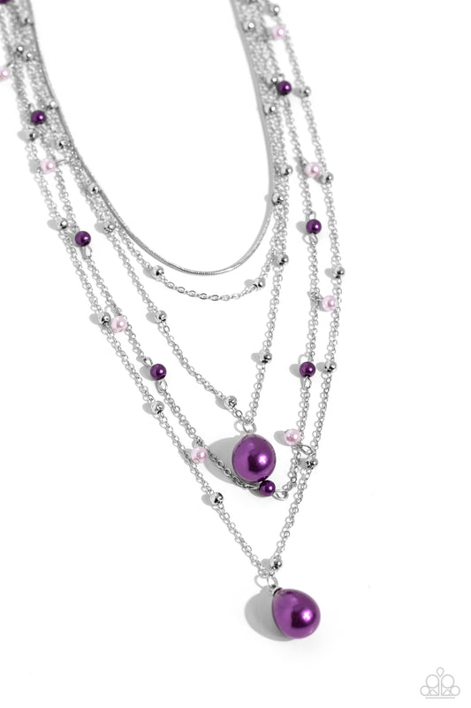 SASS with Flying Colors - Purple Necklace