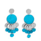 SHELL of the Ball - Blue Earring