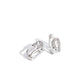 Safety Pin Secret - White Earring