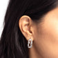 Safety Pin Secret - White Earring
