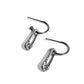 Safety Pin Sentiment - Black Earring