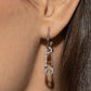Safety Pin Sentiment - White Earring