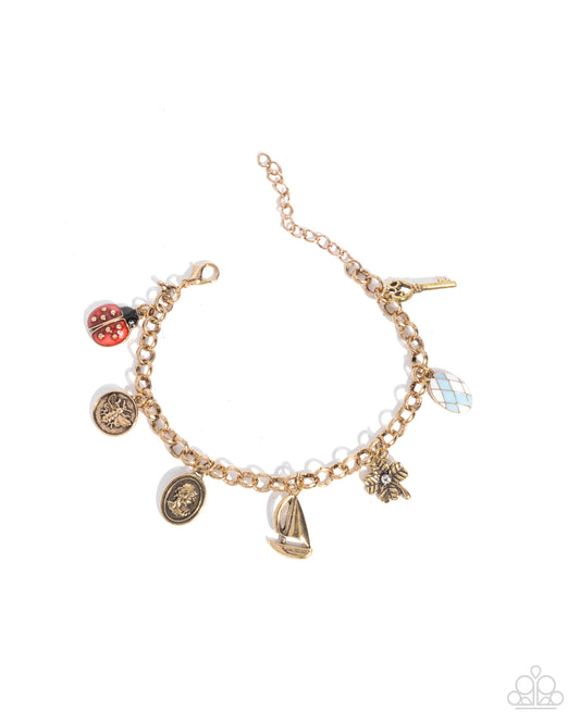 Sailing Through Life - Gold Bracelet