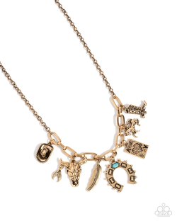 Saloon Girl - Gold Necklace