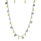 Sand Dollar Sass - Green Necklace
