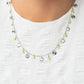 Sand Dollar Sass - Green Necklace