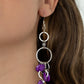 Sandcastle Sunset - Purple Earring