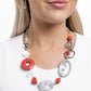 Santa Fe Service - Red Necklace