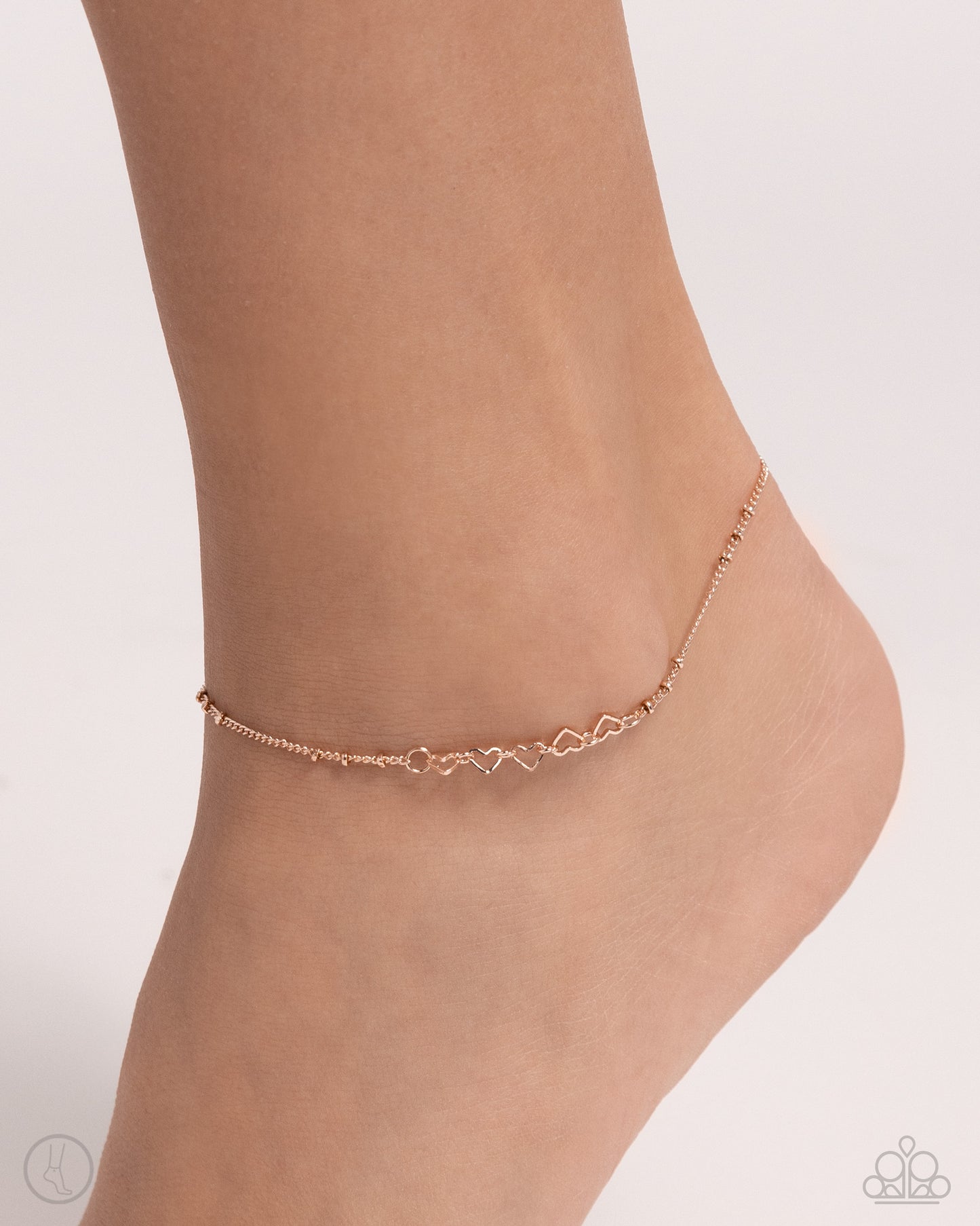 Satellite Shimmer - Rose Gold Anklet