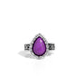 Scalloped Showcase - Purple Ring